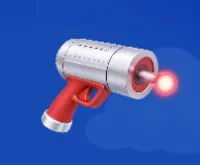 Aviamasters 2 Laser Gun booster icon — destroys incoming rockets blocking flight path